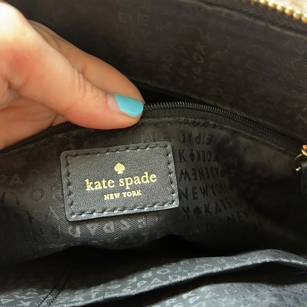 Kate Spade Polka Dot Leather Handbag
